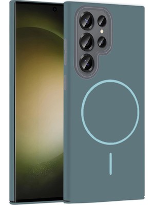 Uravas Store Galaxy S23 Broş Magsafe Kapak - Turkuaz
