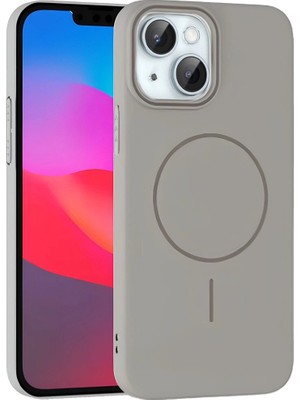 Uravas Store Iphone 15 Broş Magsafe Kapak - Titan Gri