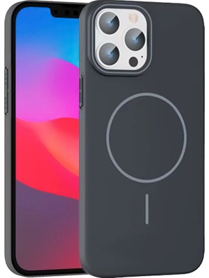 Uravas Store Iphone 15 Broş Magsafe Kapak - Füme