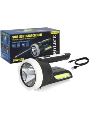 Marsilyan Police PS-382 Şarjlı Spot Fener