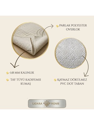 Lioara Home Modern Bohem Halı Siyah Beyaz – Dijital Baskı Etnik Desenli Şık Salon Halısı