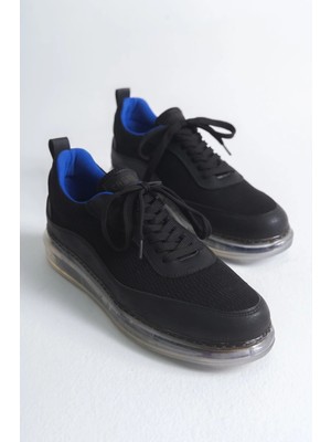 Mirglart CH181 - Rrt Ipekyol  Erkek Ayakkabı Sıyah/sax Mavı