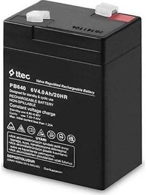 Ttec 6V 4 Ah Kuru Bakımsız Akü
