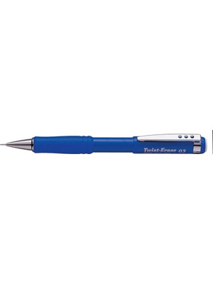Pentel Versatil Kalem (Mekanik Kurşun Kalem) Twist Metal Klipsli Büyük Boy Silgili 0.5 Mm Qe515-Cx