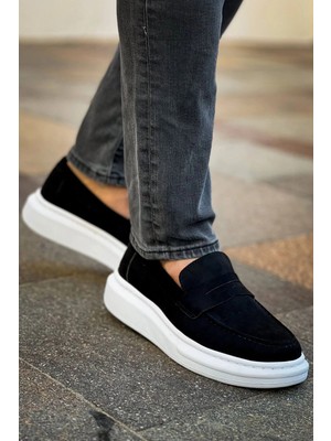 Mirglart RS615 - Lüx Süet Erkek Ayakkabı Sıyah