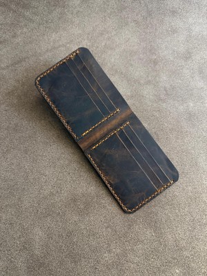 El Yapımı Hakiki Deri Cüzdan – Valor K6