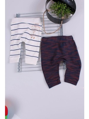 Senka Erkek Bebek Desenli 2'li Pantolon 3/12 Ay