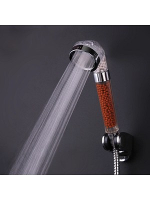 Mayaglory Lüks Arıtmalı Boncuklu Krom Duş Başlığı Şık Tasarım ve Su Tasarrufu Özellikleriyle