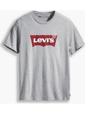 Graphic Set-In Neck Gri Erkek Tişört