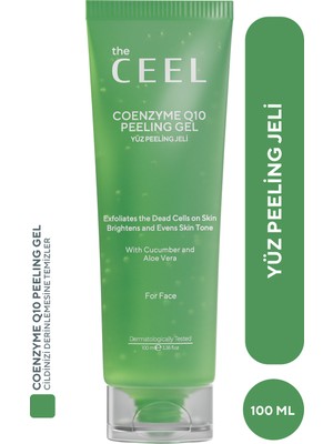 The Ceel Arındırıcı ve Aydınlatıcı Yüz Peeling Jel | Aloe Vera Özü, Coenzyme Q10 100 ml
