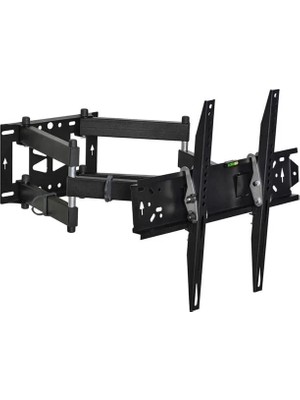 Pratico Market Vontech VT-952 Hc 55-98'' Çift Kollu Kilitli Hareketli Televizyon Duvar Askı Aparatı