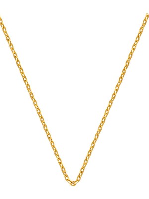 Bilezikci Force 14 Ayar Altın Zincir Kolye (2 mm Enli) 45 cm.