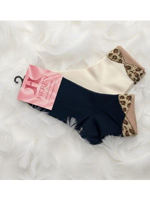 Heren Kurdela Desenli , 2'li Taşlı Kadın Soket ,parfüm Kokulu, Premium Serisi