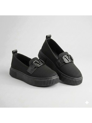 Kindep (Oc) Shoes Toka Detaylı Kadın Günlük Ayakkabı Siyah