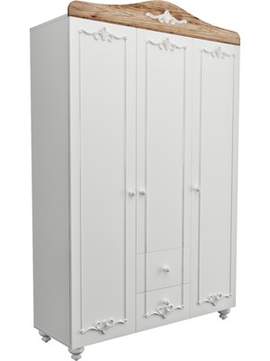 Venatto Romantic 3 Kapılı DOLAP(%100MDF)