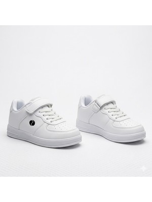 Kindep (Weal) Hafif Rahat Taban Çocuk Spor Ayakkabı Beyaza Beyaz