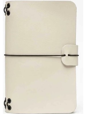 Galande Hakiki Deri A5 Defter Kabı - Kılıfı – El Yapımı - Içe Katlanan Model - Kişiselleştirilebilir