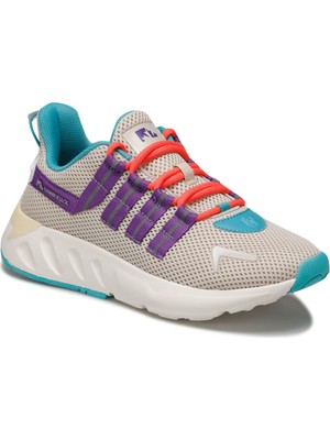 Lumberjack Kadın Sneaker Ayakkabı Kum Rengi Tekstil Malzeme ile Rahat Taban Tipi