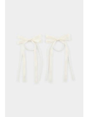 DeFacto 2'li Kurdele Saç Tokası Kız Çocuk E9191A8NS