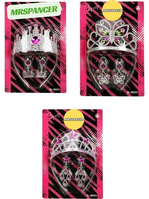 Mrspancer 012949 - Küçük Prensesler Için Taç Takı Seti 1 Adet