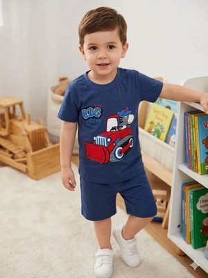 Erkek Çocuk Baskılı Alt ve Üst Takım 3y-4y-5y-6y