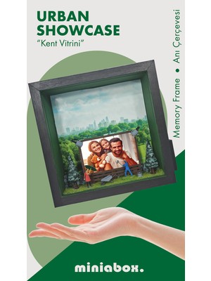 Miniabox Kent Vitrini Minyatür Anı Çerçevesi