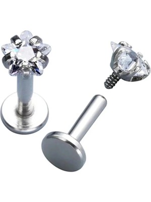 Bylin Yıldız Piercing Taş Ölçüsü 4 Mm, Bar 6 mm