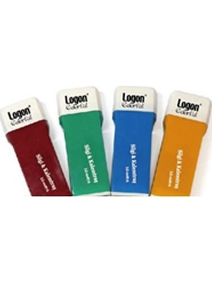 Logon Kalemtraş Silgili 4 Renk Lg-0087A (24 Lü Paket)