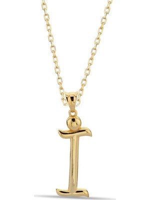 Bilezikci İ Harfi 14 Ayar Altın Kolye