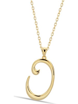 Bilezikci O Harfi 14 Ayar Altın Kolye