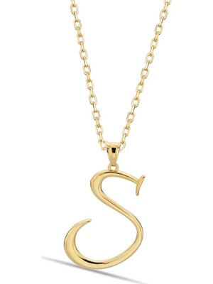 Bilezikci S Harfi 14 Ayar Altın Kolye