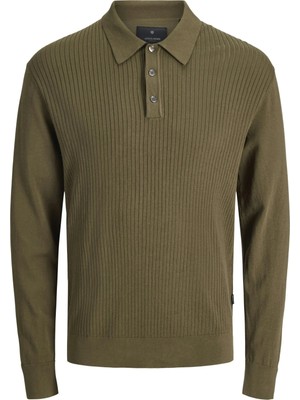 Jack & Jones Beech Erkek Jprblaedgar Knıt Polo Ls Model Kodu: 12283290BEECH