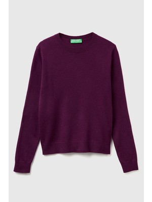 United Colors Of Benetton Mürdüm Kadın / Kız Bn_bisiklet Yaka %100 Merino Kazak Model Kodu: 1002D1K0120R