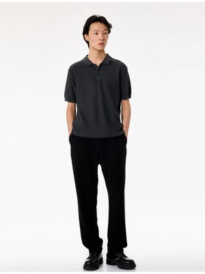 Koton Siyah Erkek Viskon Karışımlı Cepli Regular Fit Klasik Kumaş Pantolon Model Kodu: 6SAM40017IWSIYAH