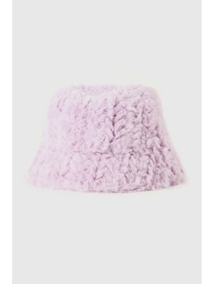 United Colors Of Benetton Lila Kadın / Kız Bn_peluş Balıkçı Şapkası Model Kodu: 6G6LDA00G6J4