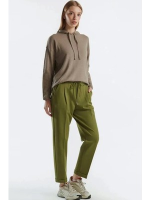 United Colors Of Benetton Haki Kadın / Kız Bn_ Beli Lastikli Pantolon Model Kodu: 124P4DI4DF00J313
