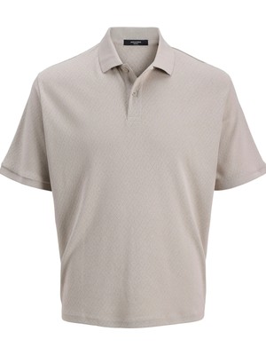 Jack & Jones Silver Lining Erkek Jprsummer Pattern Polo Ss SS25 Model Kodu: 12285719SILVER Lin
