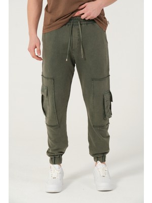 S-Ponder Erkek Kargo Pantolon - %100 Pamuklu Jogger