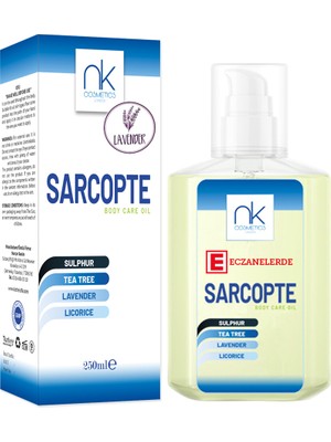 NK Sarcopte Lavanta Kokulu Koruyucu Losyon 250 ml Tüm Cilt Tipleri İçin Güçlü Formül