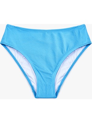 Koton Yüksek Bel Dokulu Bikini Altı