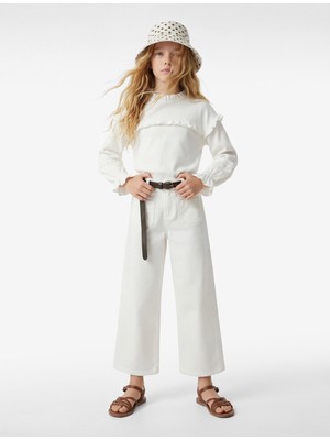 Koton Pamuklu Cepli Bol Kesim Geniş Paça Denim Pantolon