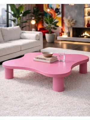 Velura Home & Living Kelebek Orta Sehpa - Pembe