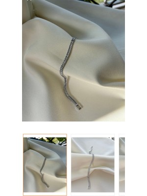 Su Yolu Taşlı Bileklik – Zarif ve Işıltılı Tasarım