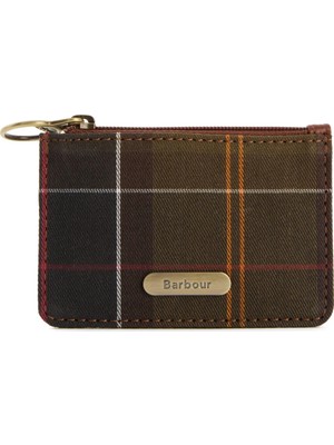 Barbour Deri Coin Purse Çanta Charm TN11 Classic Tartan