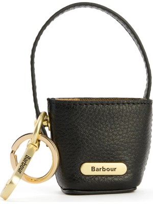 Barbour Deri Bucket Çanta Charm BK11 Black