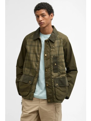Barbour Festival Modified Bedale Ceket OL32 Dusky Green Tartan
