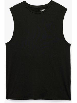 Koton Rahat Kalıp Kolsuz Bisiklet Yaka Basic Spor Atlet