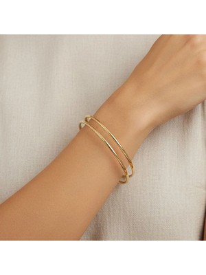 Xuping Jewelry Silindir Ajda Bilezik