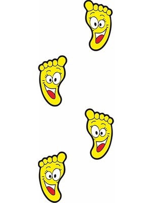 heptex Ayak Izi Sticker (20 Çift)