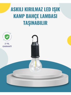 DS LLC Taşınabilir Sıcak Işık Yayan Kamp Lambası